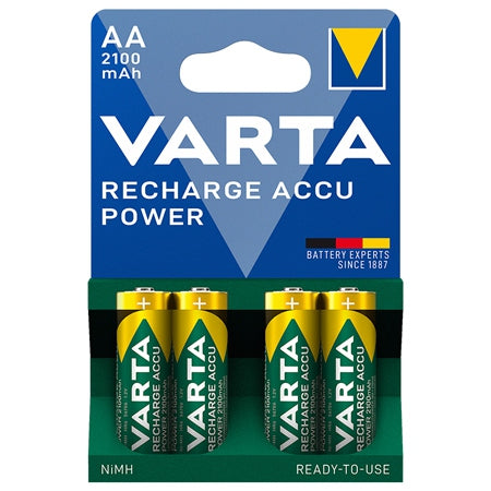Acumulatori AA 2100 mAh blister 4 bucăți Varta BAT0253