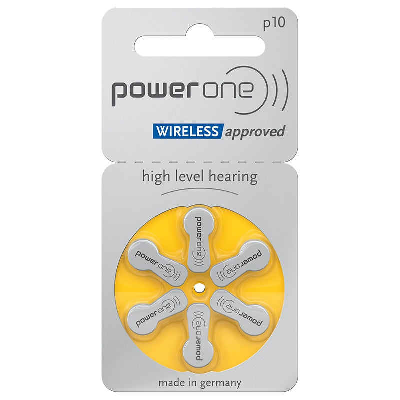 Baterii auditive Power One P10, set 6, zinc-aer, 1.45 V Varta BAT0275