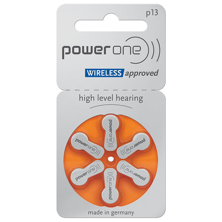 Baterii auditive Power One tip 13, zinc-aer, 1.45 V, pachet 6 bucăți Varta BAT0276