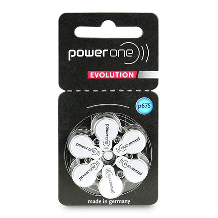 Baterii auditive Power One Evolution P675, 6 buc., zinc-aer BAT0277EVO