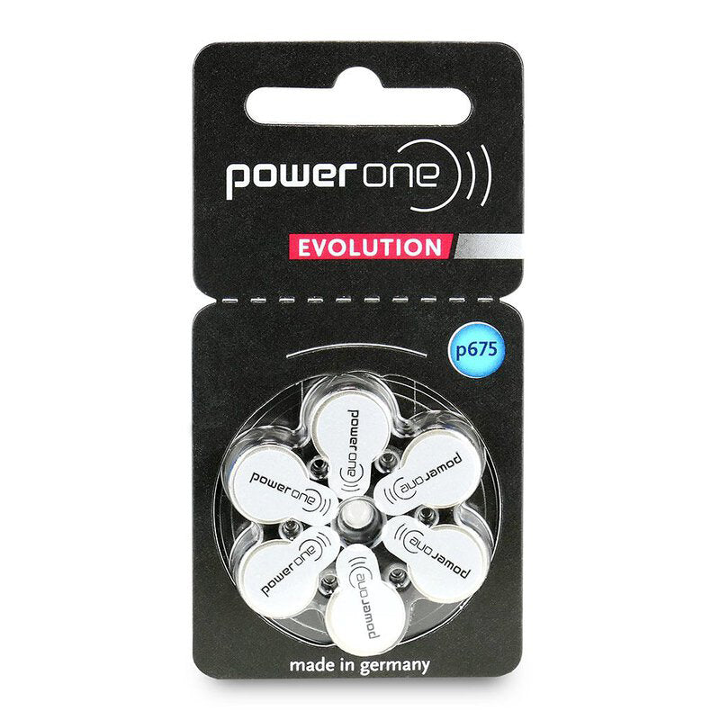 Baterii auditive Power One Evolution P675, 6 buc., zinc-aer BAT0277EVO