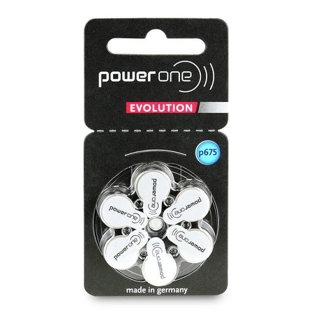 Baterii auditive Power One Evolution P675, 6 buc., zinc-aer BAT0277EVO