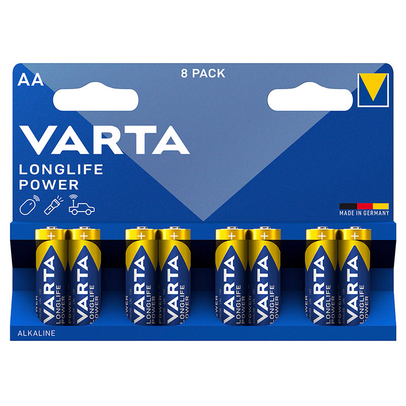 Baterie alcalină Longlife Power LR06 AA 8 buc Varta BAT0280