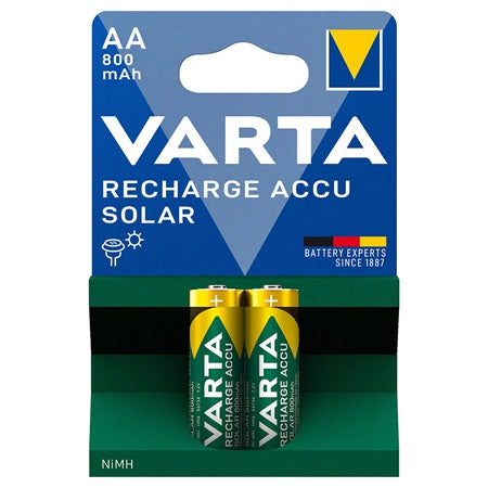 Acumulator AA NiMH 800 mAh solar pentru lămpi solare, blister 2 bucăți BAT0334