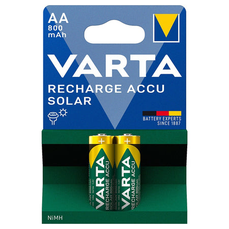 Acumulator AA NiMH 800 mAh solar pentru lămpi solare, blister 2 bucăți BAT0334
