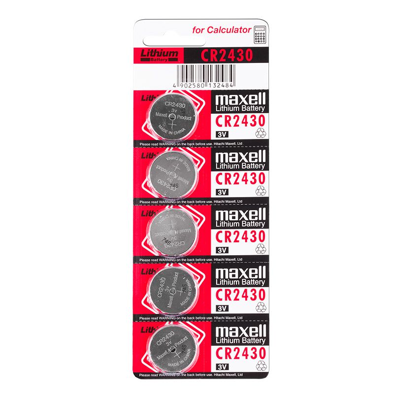 Baterie litiu CR2430 3V blister 5 buc Maxell BAT0649