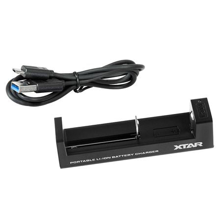 Încărcător portabil Li-ion 18650, universal, microUSB, 500 mA BAT1143