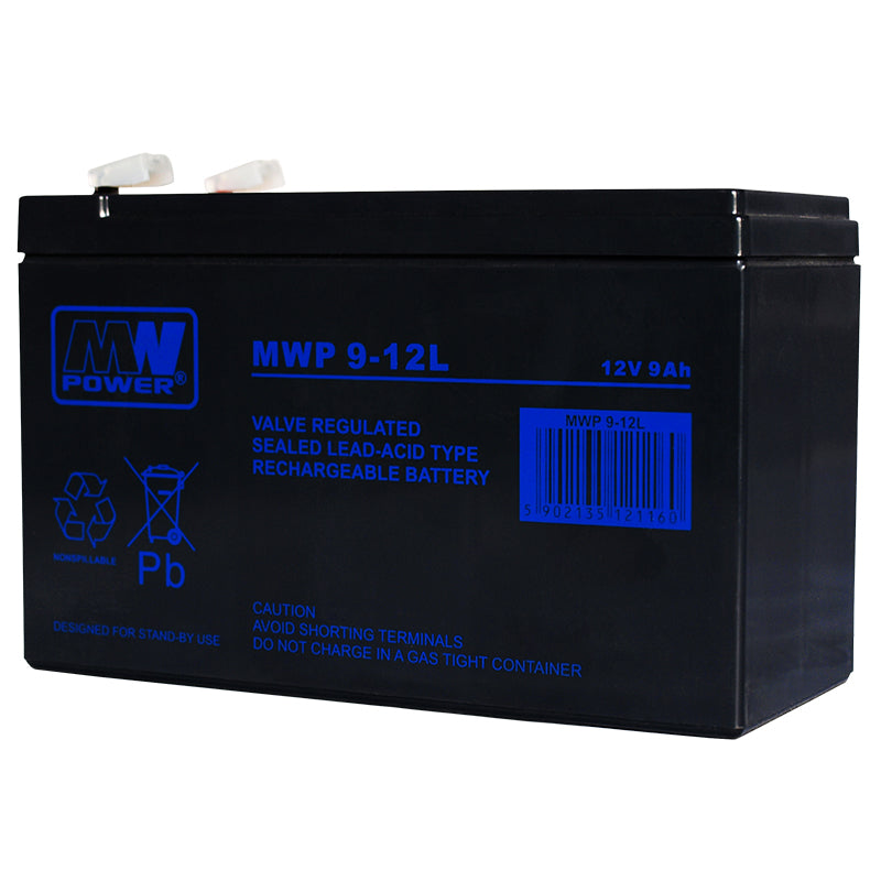 Acumulator staționar AGM VRLA 12 V 9 Ah seria MWP BAT12V9MWP