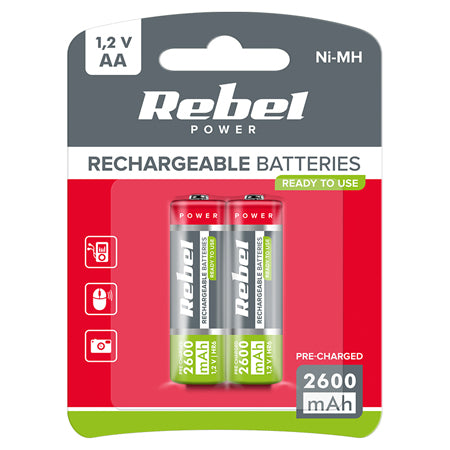Acumulatori ready to use R6 2600 mAh blister 2 buc BAT2003