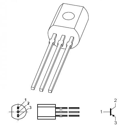 Tranzistor PNP medie putere 20V 1A BC369