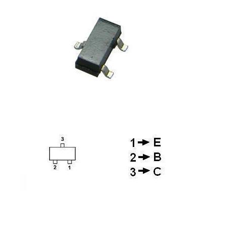 Tranzistor SMD PNP RF AF BC858C