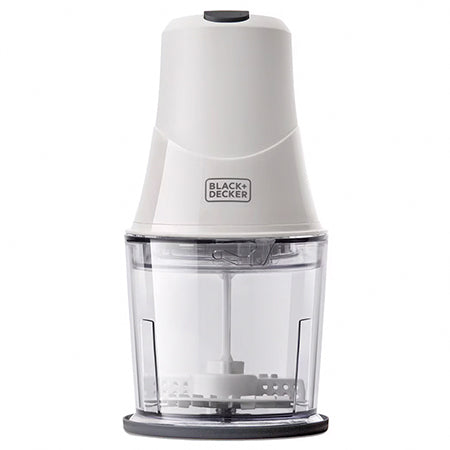 Chopper multifuncțional 260 W cu bol 500 ml, funcție Turbo, Black&Decker BD-BXCH260E