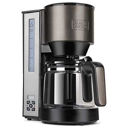 Cafetieră programabilă 1000 W, 1.25 L, anti-picurare Black&Decker BD-BXCO1000E
