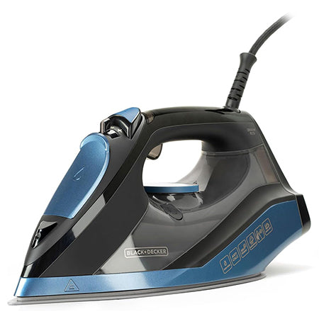 Fier de călcat cu aburi, talpă ceramică, 2800 W, 270 ml, Black&Decker BD-BXIR2801E