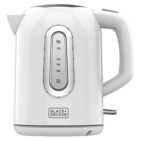 Fierbător 2200 W 1,7 L alb cu bază pivotantă Black&Decker BD-BXKE2204E