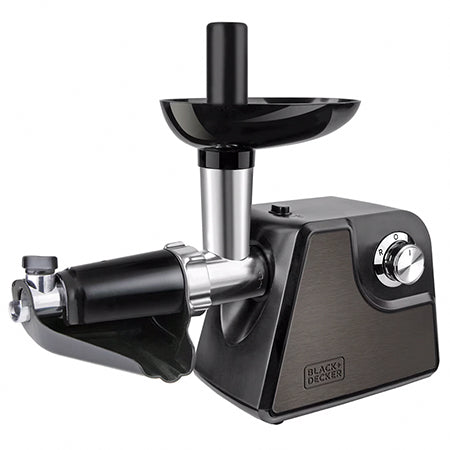 Tocator carne 1000 W, accesorii inox, tava plastic, compact Black&Decker BD-BXMMA1000E