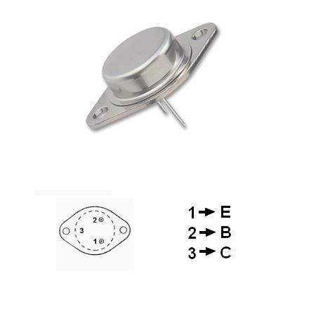 Tranzistor NPN Darlington cu diodă protecție 120V 16A 150W BDX67C