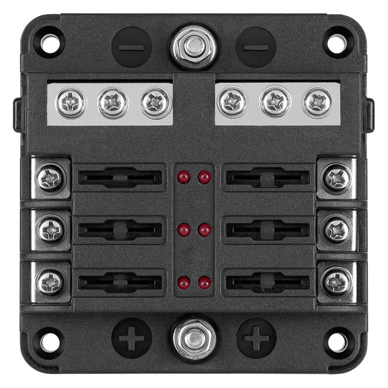 Bloc siguranțe auto cu 6 circuite de 19 mm, 32 V BEZ4015-6