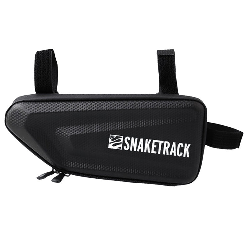 Geantă bicicletă impermeabilă cu suport telefon, montaj pe cadru, negru Snake Track BIKE1100001