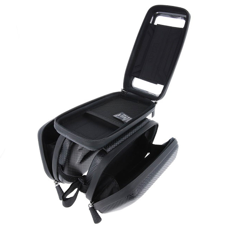 Geantă bicicletă cu suport pentru telefon, impermeabilă, IP54, Snake Track BIKE1100004