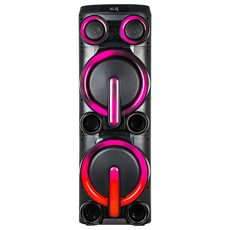 Boxă portabilă 2×10" Bluetooth/AUX/USB + microfon wireless UHF Ibiza Sound BOMBMASTER