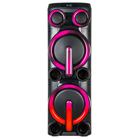 Boxă portabilă 2×10" Bluetooth/AUX/USB + microfon wireless UHF Ibiza Sound BOMBMASTER