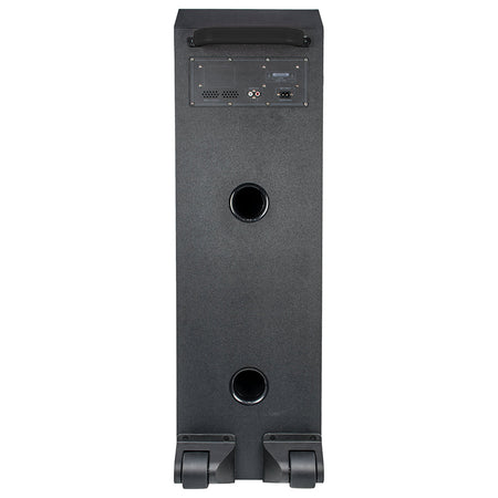 Boxă portabilă 2×10" Bluetooth/AUX/USB + microfon wireless UHF Ibiza Sound BOMBMASTER