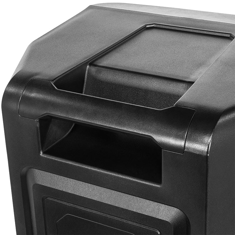 Boxă activă 250 W RMS 2×15" cu Bluetooth, USB, SD, FM, LED BoomTone DJ BOOBS215ALED