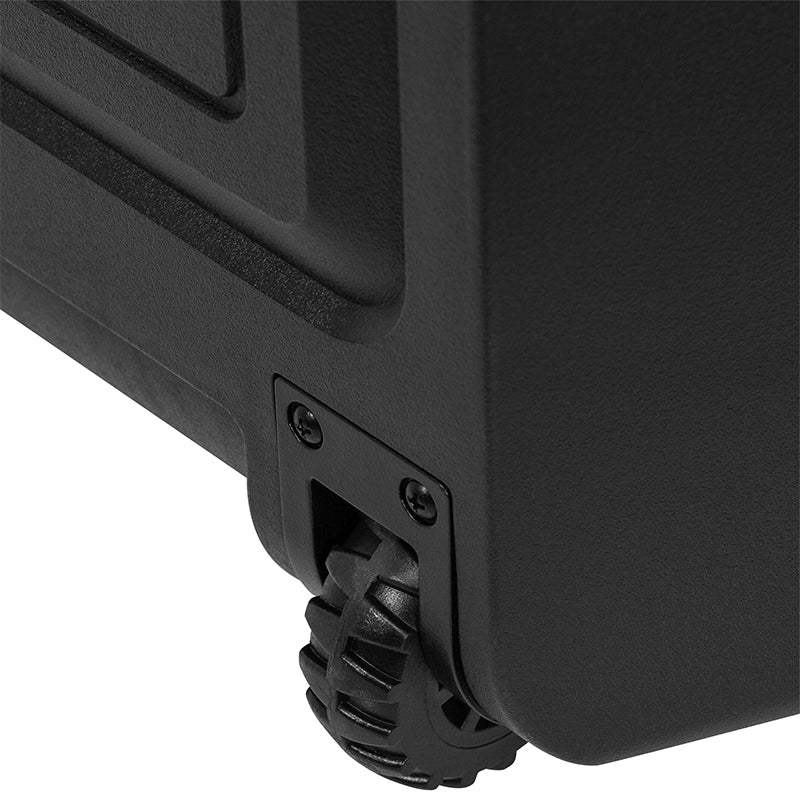 Boxă activă 250 W RMS 2×15" cu Bluetooth, USB, SD, FM, LED BoomTone DJ BOOBS215ALED