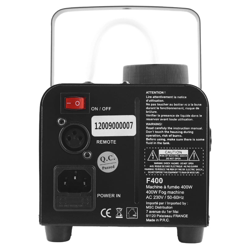 Mașină de fum 400 W cu controller BoomTone DJ BOOF400