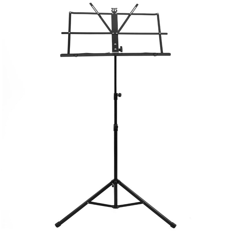 Suport partitură/tabletă reglabil 46 × 29 cm negru, blat rotativ BOOMUS1