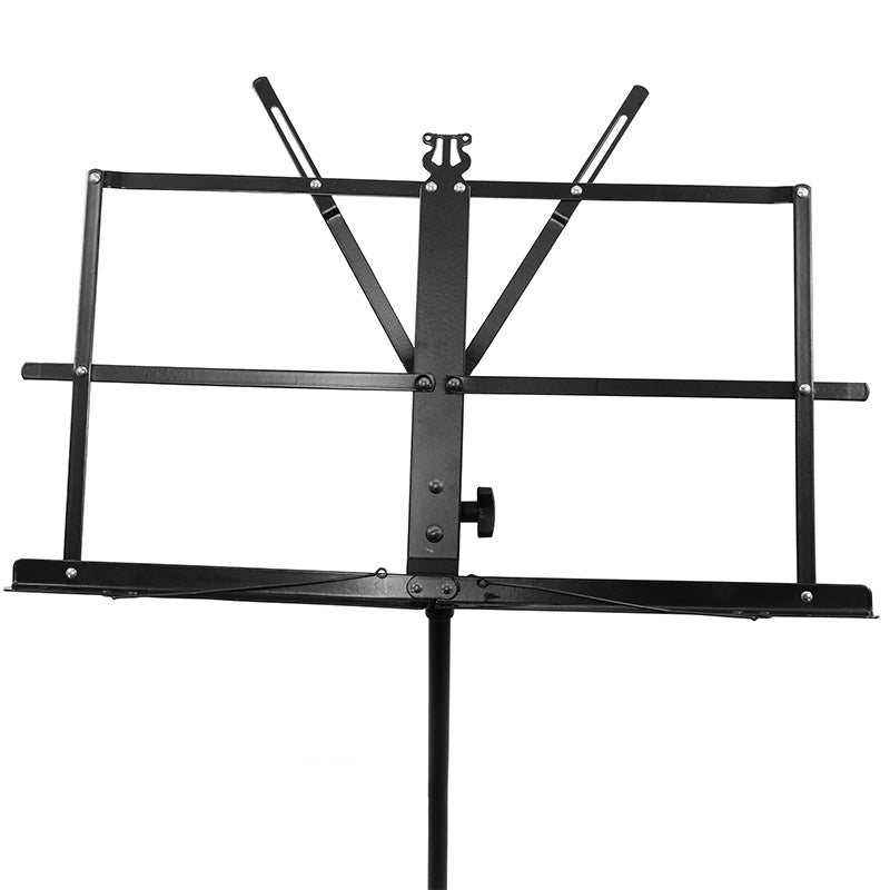 Suport partitură/tabletă reglabil 46 × 29 cm negru, blat rotativ BOOMUS1