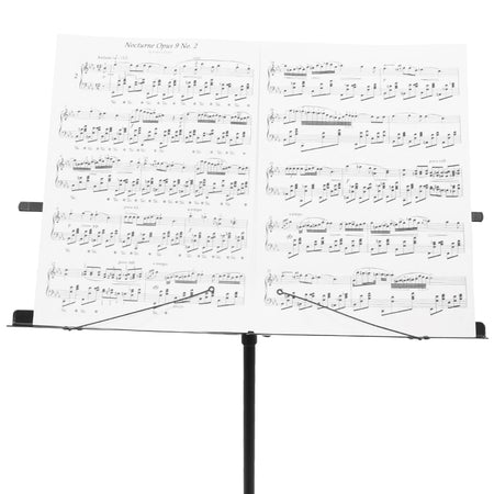 Suport partitură/tabletă reglabil 46 × 29 cm negru, blat rotativ BOOMUS1