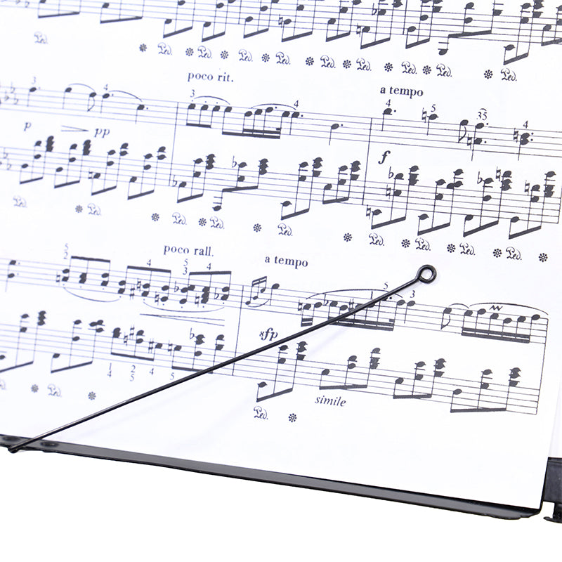 Suport partitură/tabletă reglabil 46 × 29 cm negru, blat rotativ BOOMUS1