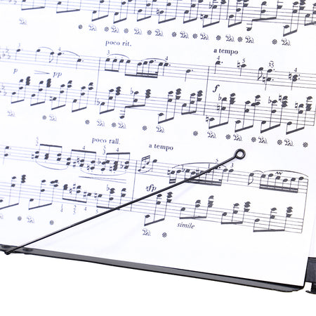 Suport partitură/tabletă reglabil 46 × 29 cm negru, blat rotativ BOOMUS1