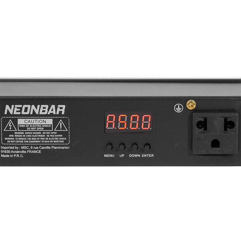 Bară LED Neon cu 124 LED-uri, 8/14 canale DMX, BoomTone DJ BOONEONBAR