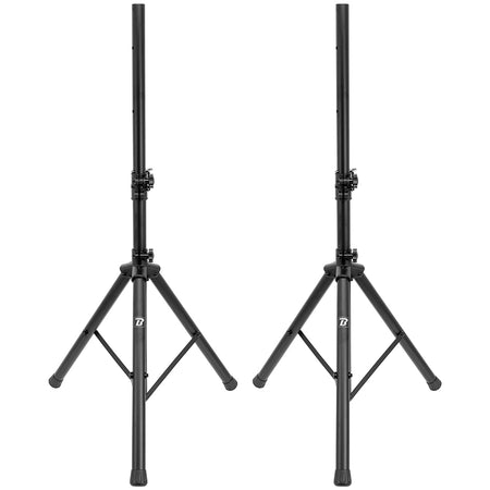 Set boxe LED 2×12" cu stative și microfon, USB/SD/BT, BoomTone DJ BOOPS212ALED