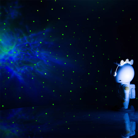 Proiector laser galaxie astronaut, lampă noapte stele BoomTone DJ BOOSTARMAN