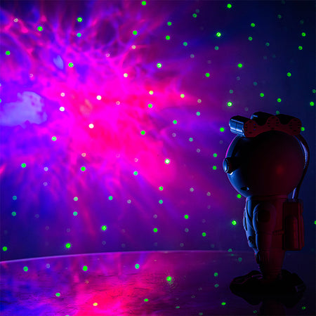 Proiector laser galaxie astronaut, lampă noapte stele BoomTone DJ BOOSTARMAN
