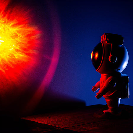 Proiector laser galaxie astronaut, lampă noapte stele BoomTone DJ BOOSTARMAN