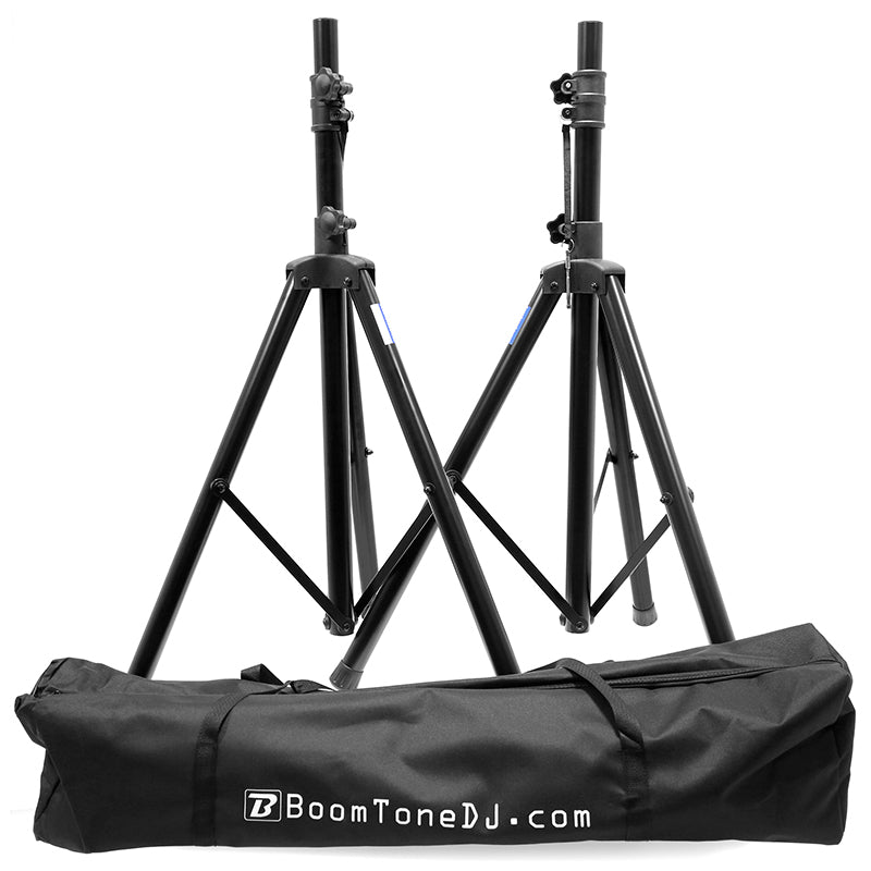 Set suport boxe cu reglaj 100-160 cm, 30 kg, cu husă transport BoomTone DJ BOSSV200II