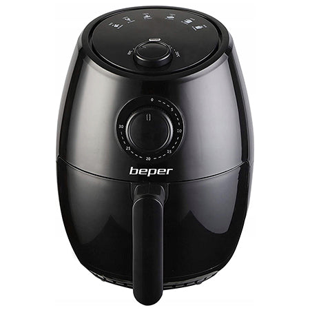 Friteuză cu aer cald, 2 kg, 1000 W, timer, negru Beper BP101001