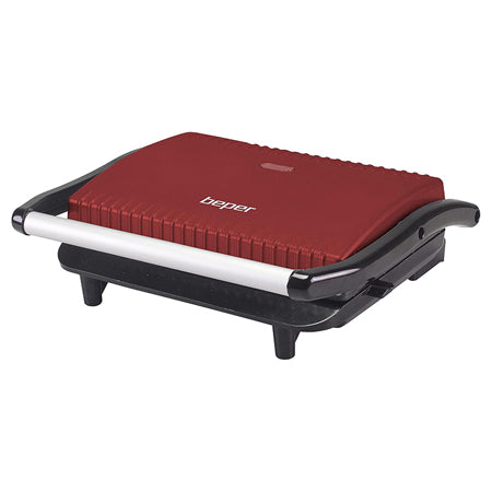 Aparat Panini Maker cu plăci antiaderente, compact, Beper BP101002