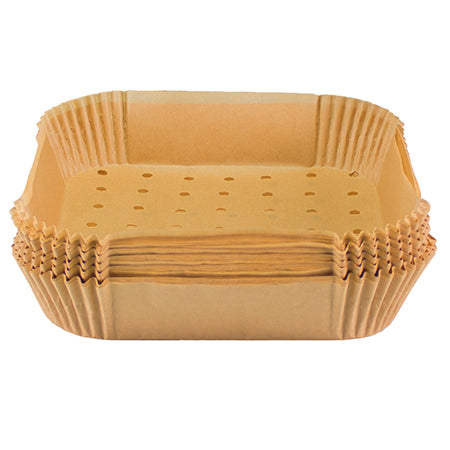 Hârtie pentru air fryer pătrată, set 50 bucăți, 24 × 24 cm, Beper BP103003