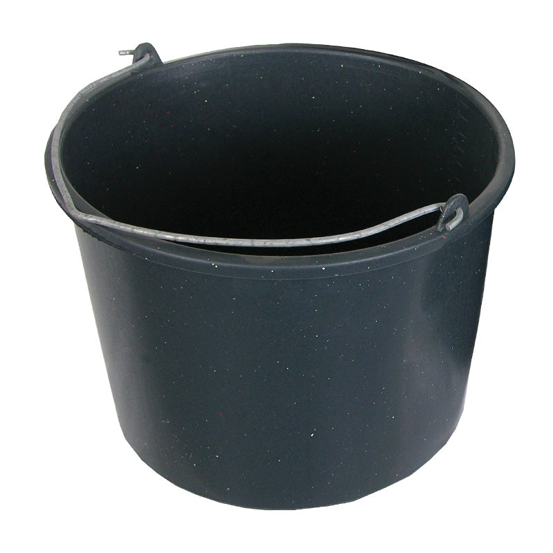 Găleată plastic cauciucată POLONIA cu mâner metalic