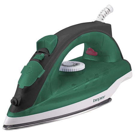 Fier de călcat cu aburi 2200 W, talpă oțel inoxidabil, rezervor 150 ml Beper BPP204FER004