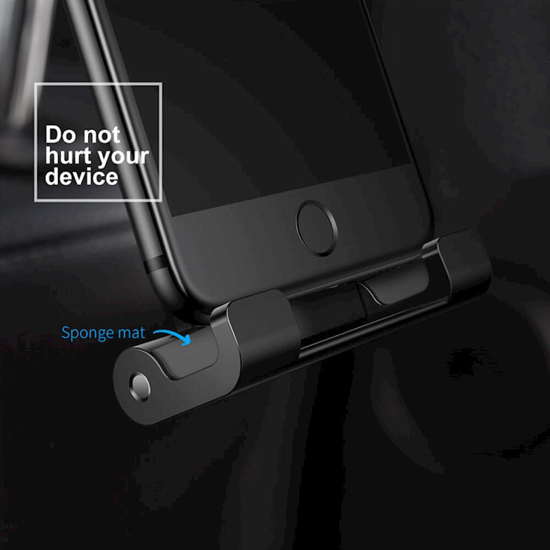Suport tetieră auto pentru smartphone și tabletă, reglabil 360°, Baseus BRA006883