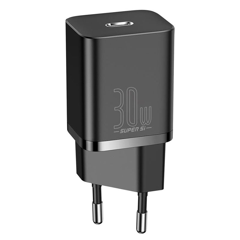 Încărcător rețea USB-C Super Fast Charge PD 30W negru Baseus BRA011819