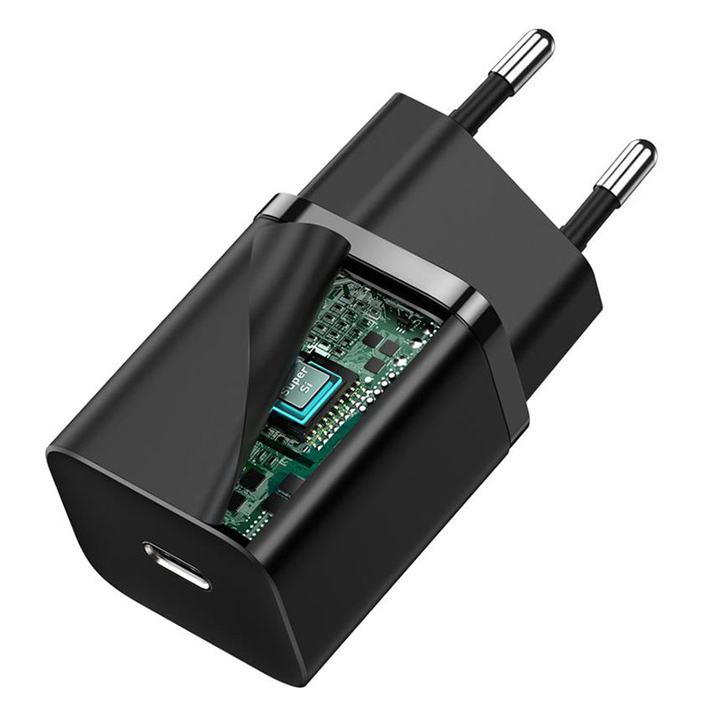 Încărcător rețea USB-C Super Fast Charge PD 30W negru Baseus BRA011819