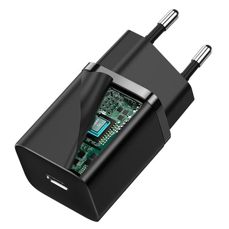 Încărcător rețea USB-C Super Fast Charge PD 30W negru Baseus BRA011819